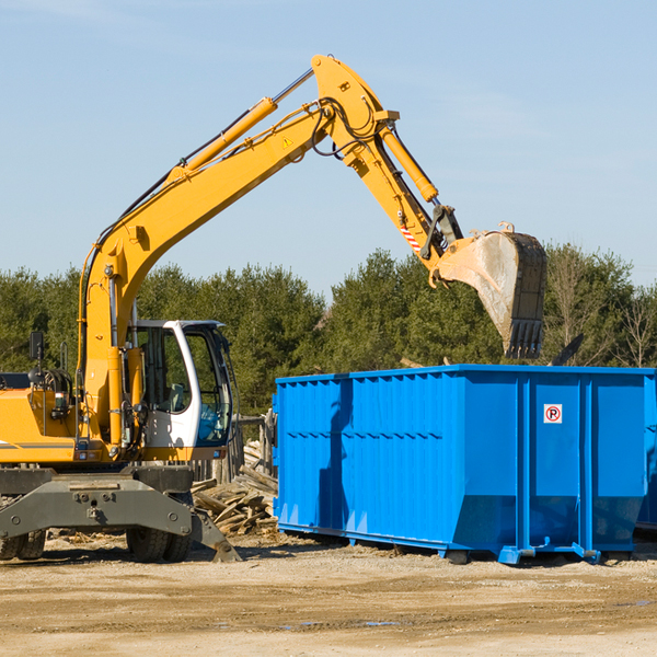 can i choose the location where the residential dumpster will be placed in Oyster Creek